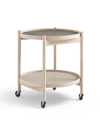Brdr  Krüger Bølling Bakkebord 50 Cm  Bøg Ubehandlet Bakke  : Stone   Bakke  : Stone  : Erling Christensen Møbler