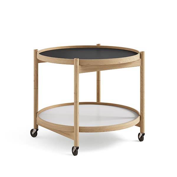 Brdr  Krüger Bølling Bakkebord 60 Cm  Eg Olie  Bakke  : Base   Bakke  : Olieret Eg  : Erling Christensen Møbler