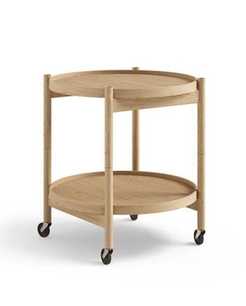 Brdr  Krüger Bølling Bakkebord 50 Cm  Eg Olie Bakke  : Olieret Eg   Bakke  : Olieret Eg  : Erling Christensen Møbler