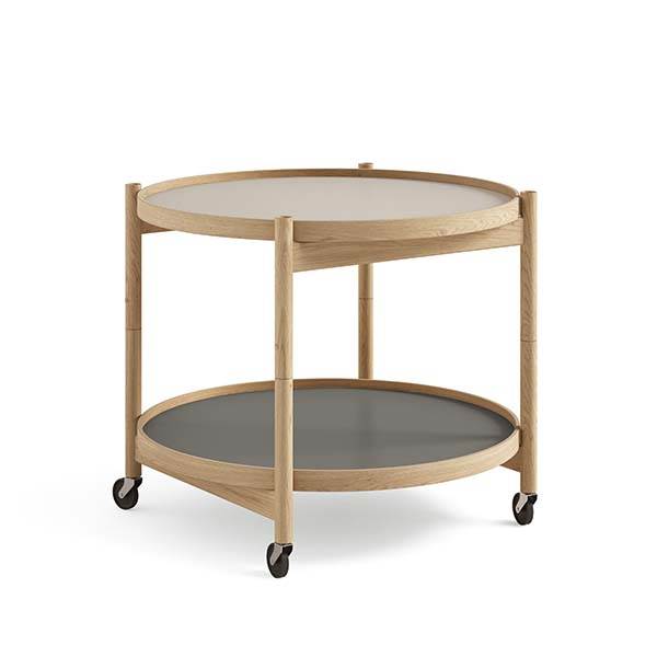 Brdr Krüger Bølling Bakkebord 60 Cm Eg Olie Bakke : Stone Bakke : Stone : Erling Christensen Møbler
