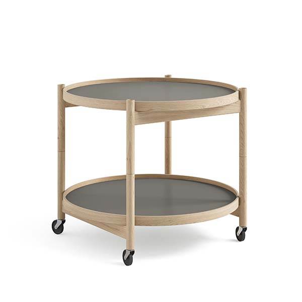 Brdr  Krüger Bølling Bakkebord 60 Cm  Eg Ubehandlet  Bakke  : Stone   Bakke  : Stone  : Erling Christensen Møbler