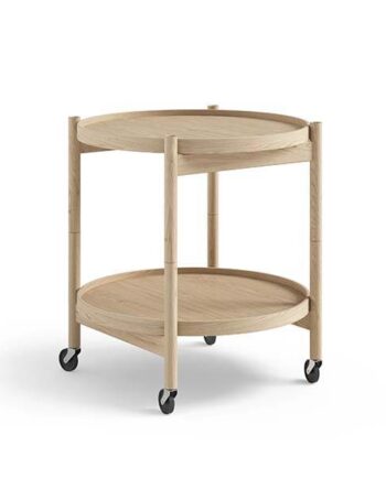 Brdr  Krüger Bølling Bakkebord 50 Cm  Eg Ubehandlet  Bakke  : Ubehandlet Eg   Bakke  : Ubehandlet Eg  : Erling Christensen Møbler