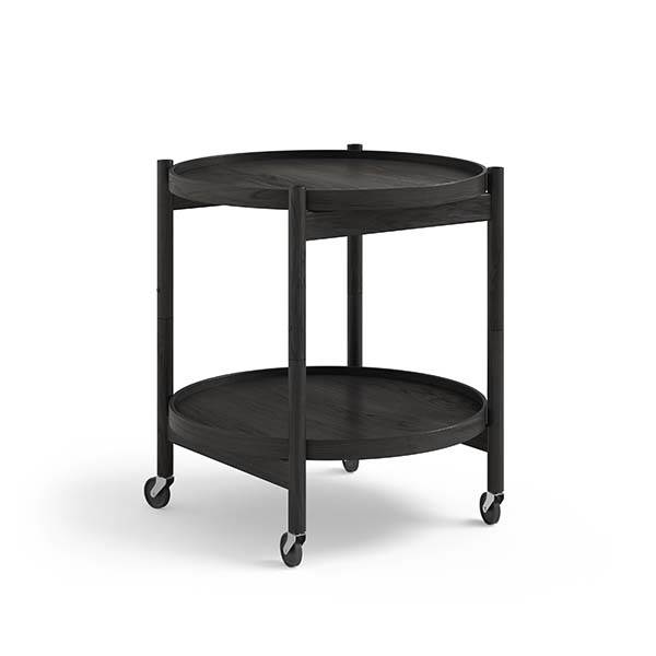 Brdr Krüger Bølling Bakkebord 50 Cm Sortlakeret Eg Bakke : Sortbejdset Eg Bakke : Sortbejdset Eg : Erling Christensen Møbler