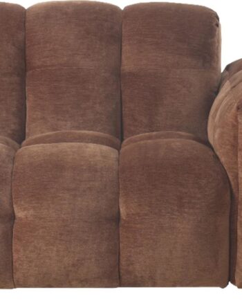 Byg-selv Modulsofa Dutchbone Element Valnødbrun Polyester H84ã B132ã L102 Cm