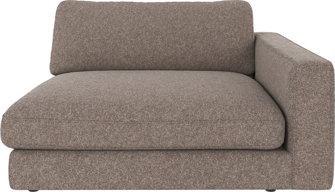 Byg-selv Modulsofa Med Højre Armlæn Rowico Duncan   Mørk Beige Polyester Bobby