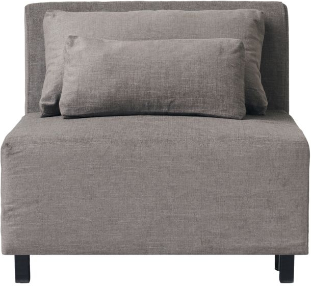 Byg-selv Modulsofa Midtersektion House Doctor Hazel Night Gråbrun Bomuld Træ 85 85 Cm