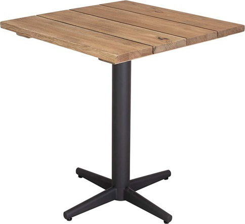 Café- Og Havebord House Of Sander Outland Antik Brun Egetræ ø66   H2   Cm