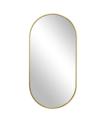 Callisto Ovalt Spejl 70x130 Cm Guld