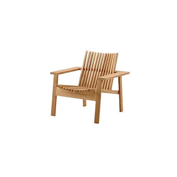Cane-line Amaze Loungestol Teak Stabelbar : Erling Christensen Møbler