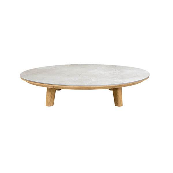 Cane-line Aspect Sofabord   144 Cm Teak Stel Bordplade: Fossil Grå Fossil Grey  Keramisk  : Erling Christensen Møbler