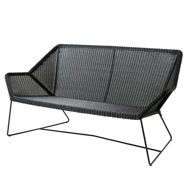 Cane-line Breeze  -personers Havesofa Sort  : Erling Christensen Møbler
