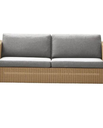 Cane-line Chester Sofa  Natural  Hynde   Lysegrå  : Erling Christensen Møbler