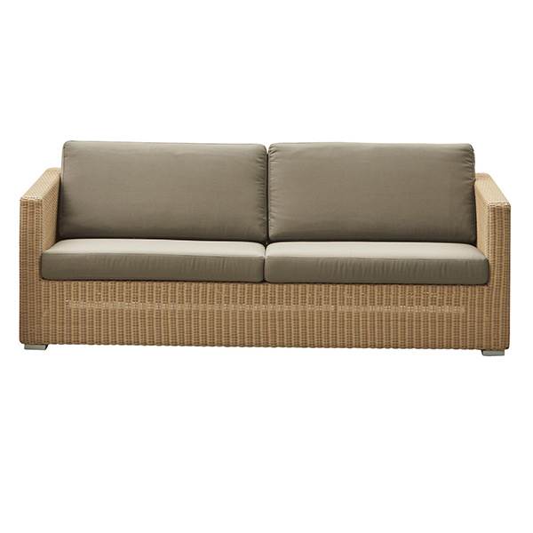 Cane-line Chester Sofa  Natural  Hynde   Taupe  : Erling Christensen Møbler
