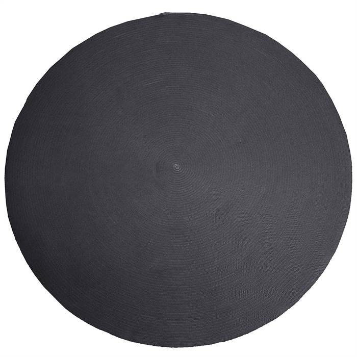 Cane-line Circle Udendørstæppe Mørkegrå ø140 Cm  : Erling Christensen Møbler