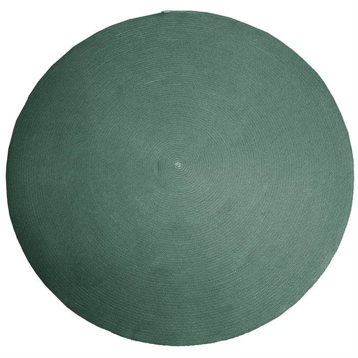 Cane-line Circle Udendørstæppe Mørkegrøn ø200 Cm