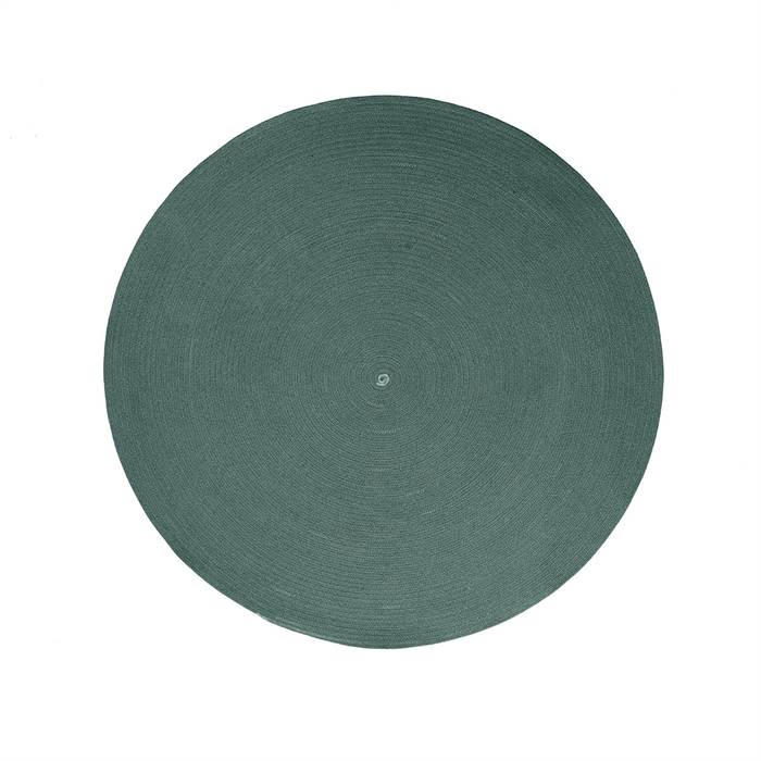 Cane-line Circle Udendørstæppe Mørkegrøn ø140 Cm  : Erling Christensen Møbler