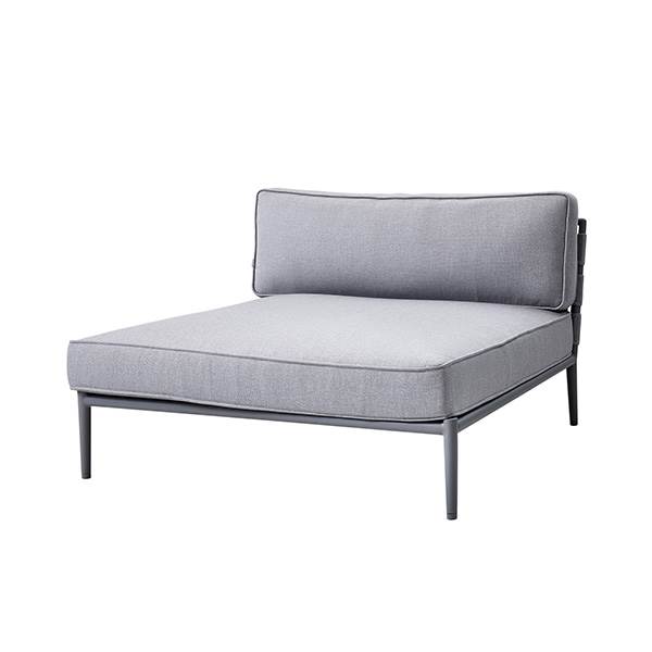 Cane-line Conic Daybed Modul  Lysegrå