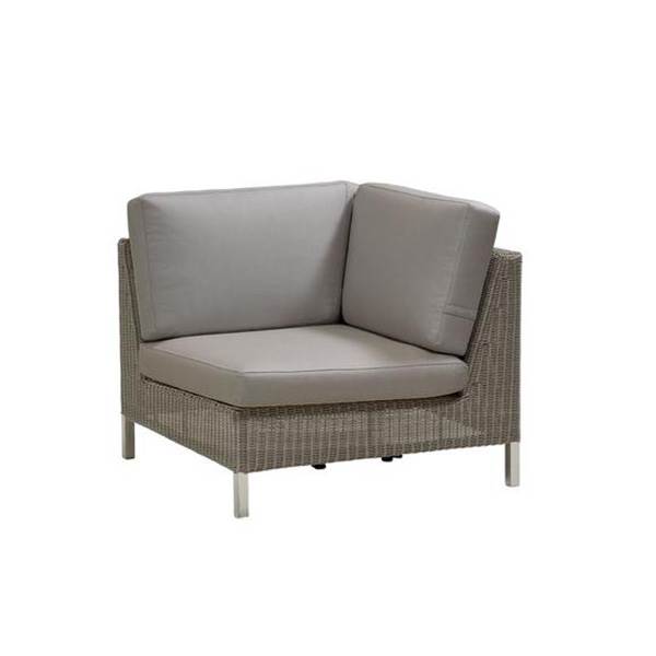 Cane-line Connect Hjørne Modul  Taupe  Hynde   Taupe  : Erling Christensen Møbler