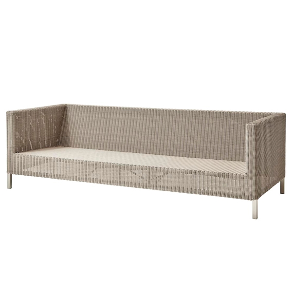 Cane-line Connect  -pers Havesofa Taupe  : Erling Christensen Møbler