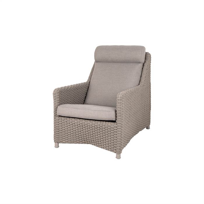 Cane-line Diamond Highback Havestol Taupe Inkl  Hynder