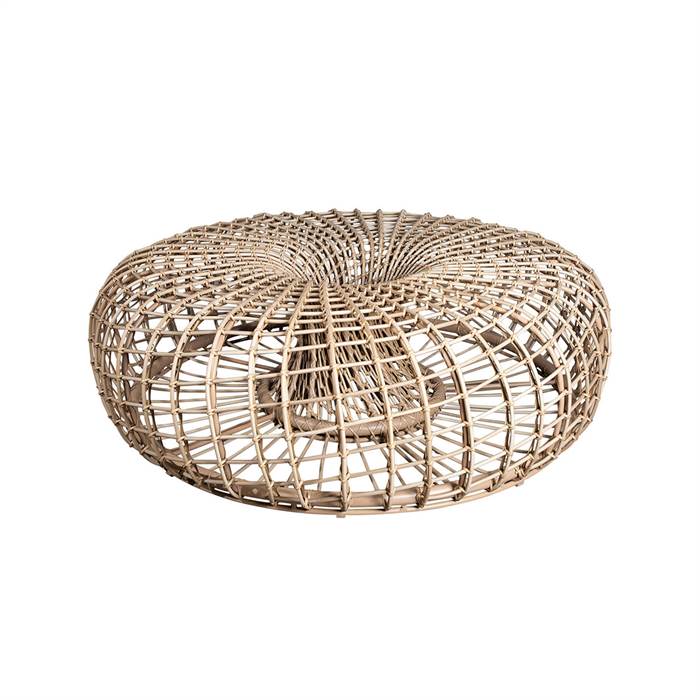 Cane-line Nest Fodskammel   Sofabord Natur Stor  : Erling Christensen Møbler