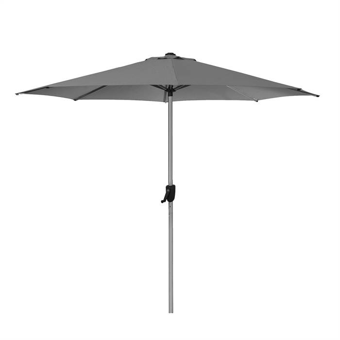 Cane-line Sunshade Parasol Krank 300 Cm Antracit : Erling Christensen Møbler