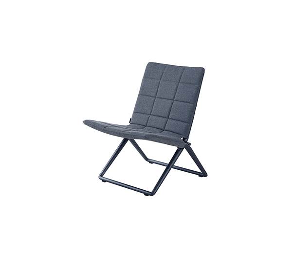 Cane-line Traveller Lounge Klapstol Airtouch  Grå