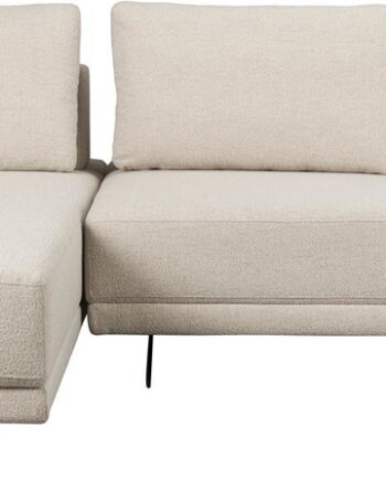 Chaiselongsofa Dutchbone Shelly Venstrevendt 308ã 183   Cm Lysgrå Polyester