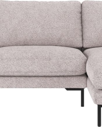Chaiselongsofa Højrevendt Rowico Corwin 270x160 Cm Lysegrå Anna Polyesterstof