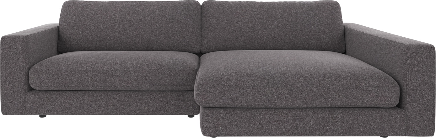 Chaiselongsofa Højrevendt Rowico Duncan Brenda Mørkegrå 150 Cm Dyb Bæredygtig Modulsofa