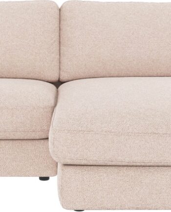 Chaiselongsofa Højrevendt Rowico Duncan Lysebeige Max-stof 258x150x78 Cm Slidstærk Martindale 40000 Fscâ -mix Certificeret