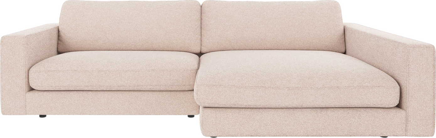 Chaiselongsofa Højrevendt Rowico Duncan Lysebeige Max-stof 258x150x78 Cm Slidstærk Martindale 40000 Fscâ -mix Certificeret
