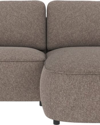 Chaiselongsofa Højrevendt Rowico Norris Bobby Mørk Beige Polyester 226x162 Cm