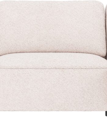 Chaiselongsofa Højrevendt Rowico Norris   Hvidt Anna  -stof   Nordisk Design Med Justerbar Komfort