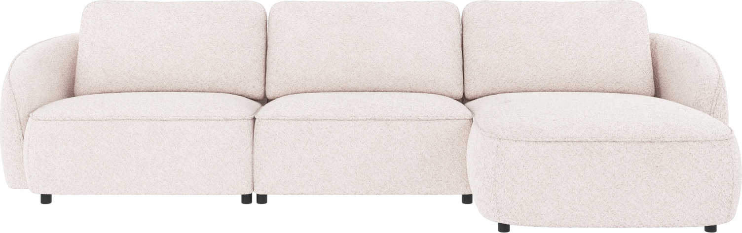 Chaiselongsofa Højrevendt Rowico Norris   Hvidt Anna  -stof   Nordisk Design Med Justerbar Komfort