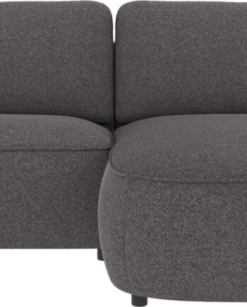 Chaiselongsofa Højrevendt Rowico Norris Mørkegråt Brenda Stof 226x162 Cm