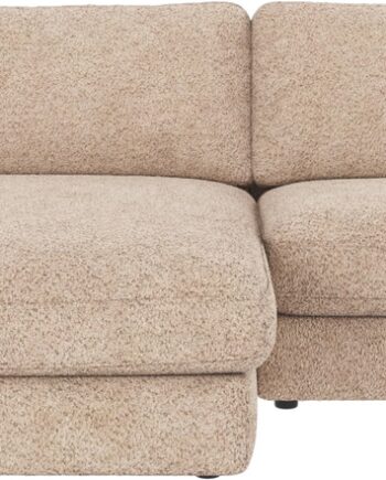 Chaiselongsofa Loungesofa Venstrevendt Rowico Duncan Anna   Lysebeige Stof Skandinavisk Design