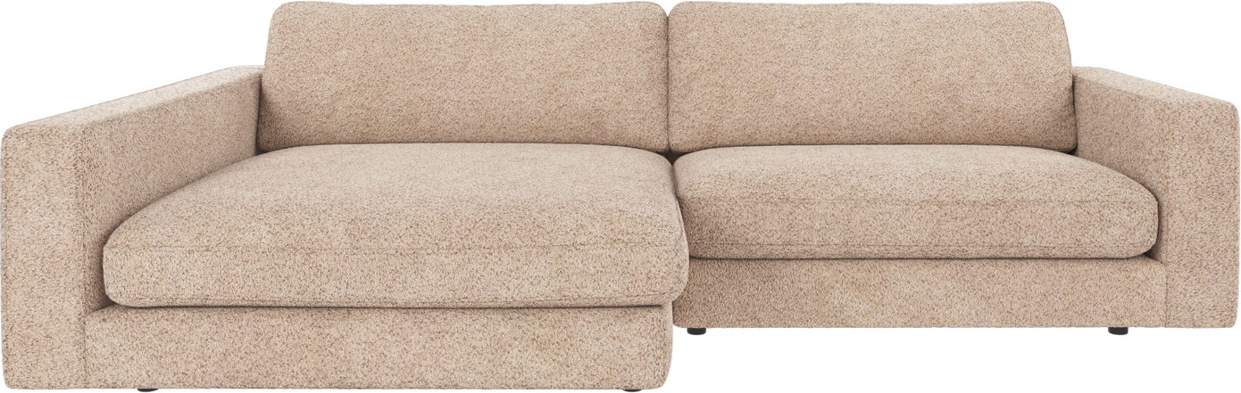Chaiselongsofa Loungesofa Venstrevendt Rowico Duncan Anna   Lysebeige Stof Skandinavisk Design
