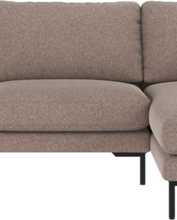 Chaiselongsofa Rowico Corwin Højrevendt Beige Sort 270x160 Cm