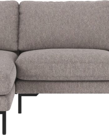 Chaiselongsofa Rowico Corwin Venstrevendt Grå Alice-stof 270x160 Cm