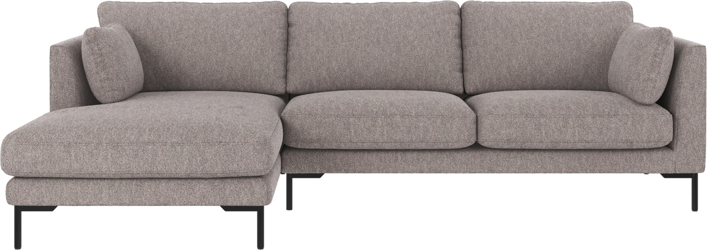 Chaiselongsofa Rowico Corwin Venstrevendt Grå Alice-stof 270x160 Cm
