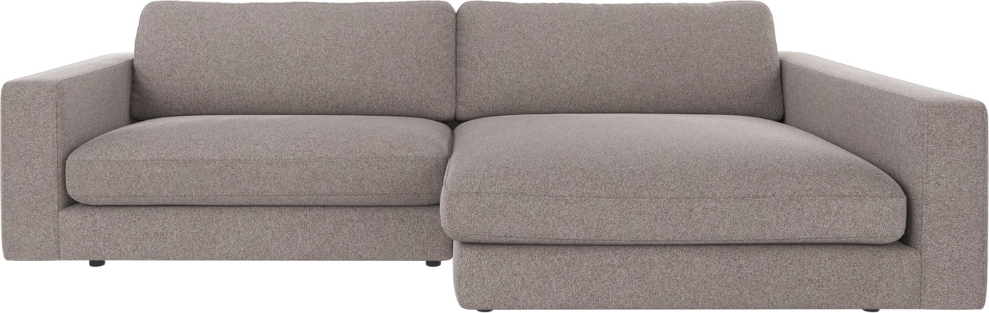 Chaiselongsofa Rowico Duncan Højrevendt Gråbeige Brenda   Stof Loungedel 150 Cm Fsc-certificeret