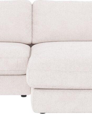 Chaiselongsofa Rowico Duncan Højrevendt Greg Hvid Stof Modulopbygget 100  Polyester