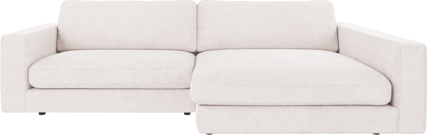 Chaiselongsofa Rowico Duncan Højrevendt Greg Hvid Stof Modulopbygget 100  Polyester