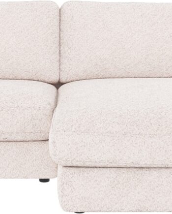 Chaiselongsofa Rowico Duncan Højrevendt Skandinavisk Design Hvid Anna   Polyester Modulbar 150 Cm Dyb