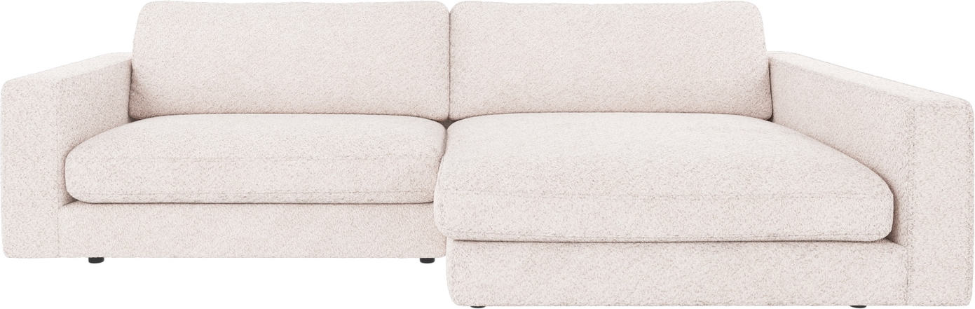 Chaiselongsofa Rowico Duncan Højrevendt Skandinavisk Design Hvid Anna   Polyester Modulbar 150 Cm Dyb