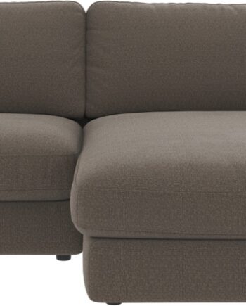 Chaiselongsofa Rowico Duncan Rita Modul Højrevendt Mellemgrå Stof B258xd150 Cm