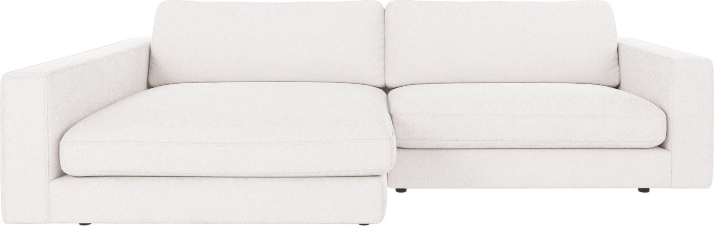 Chaiselongsofa Rowico Duncan Venstrevendt Hvid Bobby   100  Polyester B258xd150 Cm