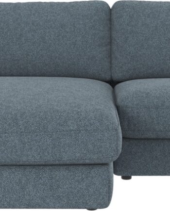 Chaiselongsofa Rowico Duncan Venstrevendt Modulsofa Bobby Mellemblå 258x150 Cm Slidstærkt Stof