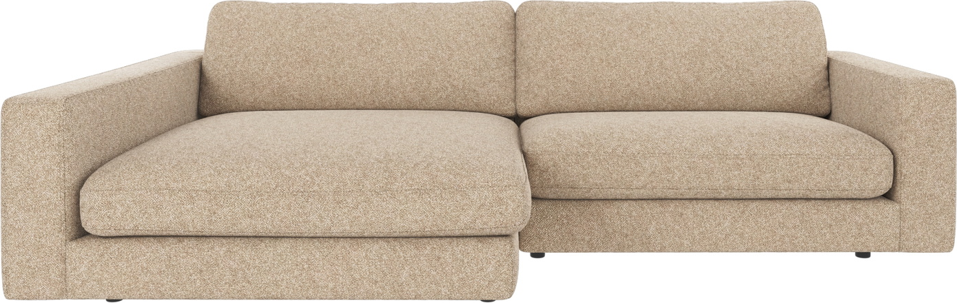 Chaiselongsofa Rowico Duncan Venstrevendt Polyesterstof Bobby   Beige H78xb258xd150 Cm